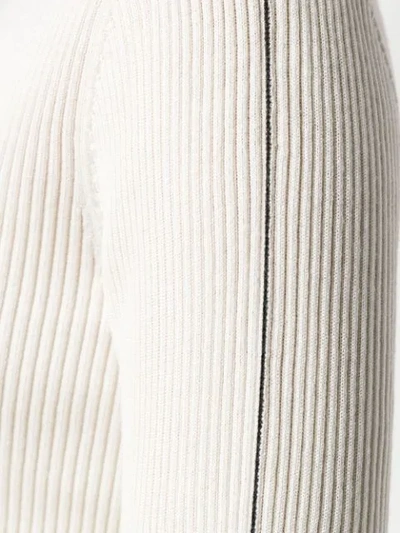 Shop Cashmere In Love Shortsleeved Sweater In White