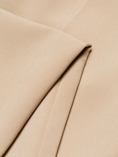 Shop Chloé Cropped Flared Trousers In Neutrals