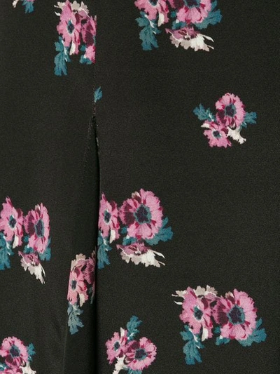 Shop Racil Floral Print Dress In Black