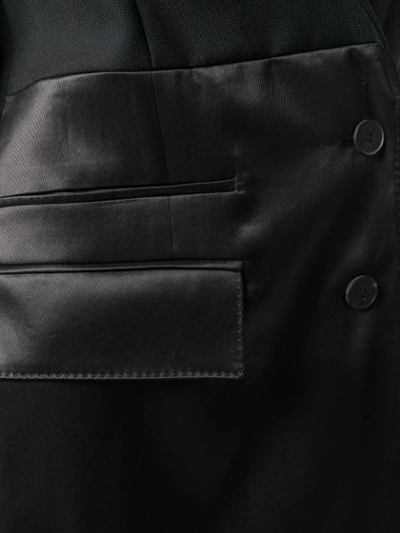 Shop Haider Ackermann Long Panelled Blazer In Black