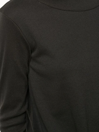 Shop Alo Yoga Funnel Neck Sports Sweatshirt In Black