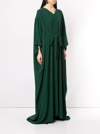 Shop Ingie Paris Kaftan Maxi Dress In Green