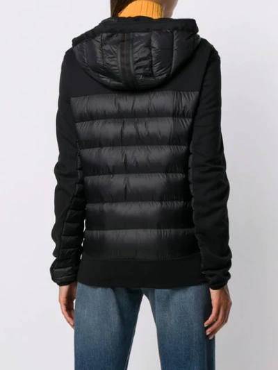 Shop Parajumpers Padded Zipped Jacket - Black