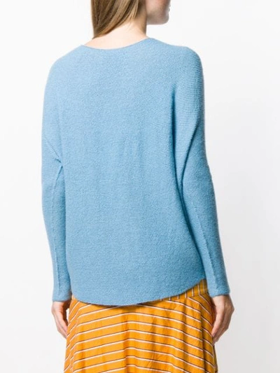 Shop Christian Wijnants Kasima Sweater In Blue