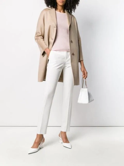 Shop Max Mara Slim In White