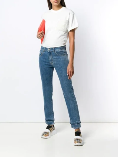 Shop Ih Nom Uh Nit Double Hem Jeans In Blue