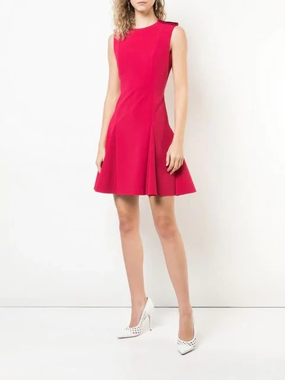 Shop Jason Wu Collection Short Sleeveless Dress In Raspberry
