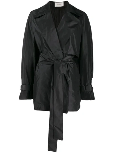 Shop The Row Keera Belted Jacket In Black
