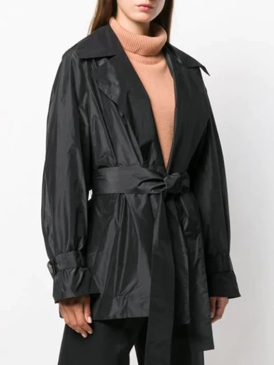 Shop The Row Keera Belted Jacket In Black