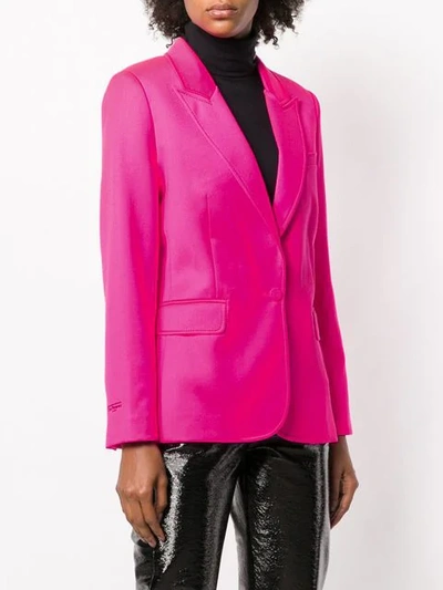 Shop Styland Tailored Buttoned Blazer In Pink