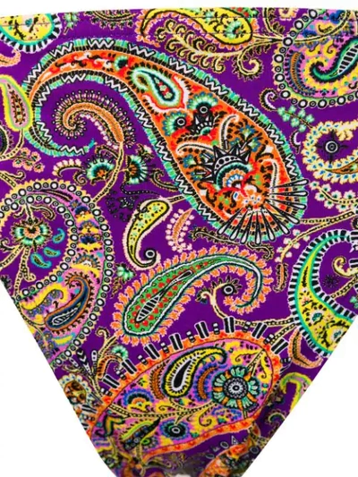 Shop Etro Paisley Bikini - Purple