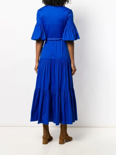 Shop Borgo De Nor Teodora Long Dress In Blue