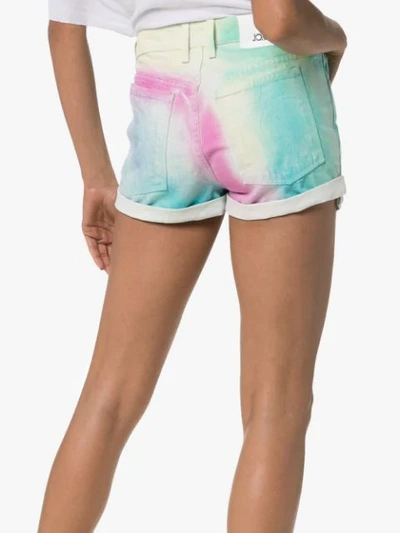 Shop Jordache Hoch Sitzende Jeans-shorts In Multicoloured