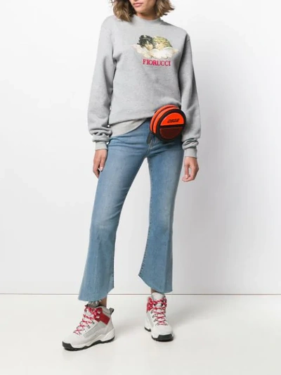 Shop Fiorucci Vintage Angels Sweatshirt In Grey