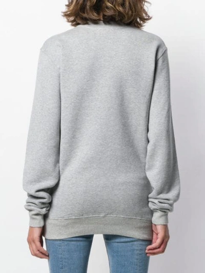 Shop Fiorucci Vintage Angels Sweatshirt In Grey