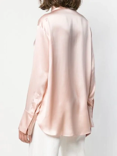 Shop Stella Mccartney Lace Detail Shirt In Pink