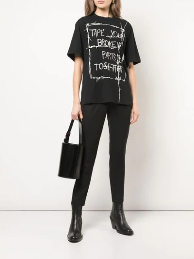 Shop Haider Ackermann Oversized T-shirt In Black