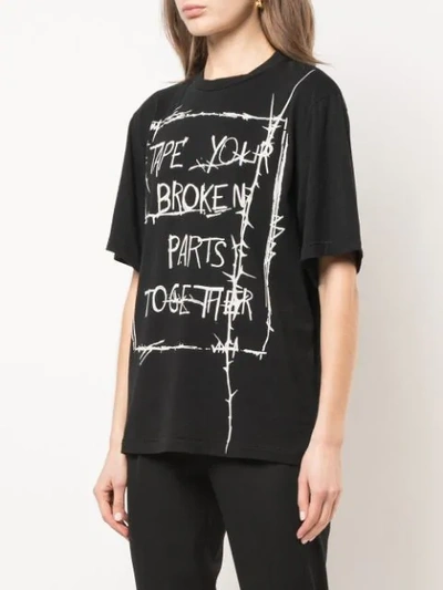 Shop Haider Ackermann Oversized T-shirt In Black