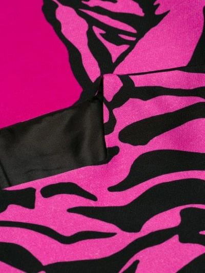 Shop Valentino Animal Print Dress In Pink