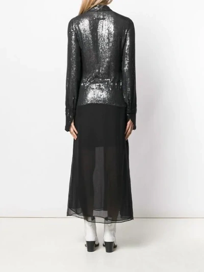 Pre-owned Jean Paul Gaultier Vintage Two Layer Dress In Black