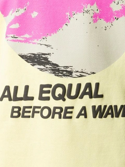 Shop Ambush All Equal Print T-shirt In Yellow