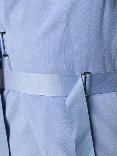 Shop Dion Lee Minikleid Mit Riemendetail - Blau In Blue