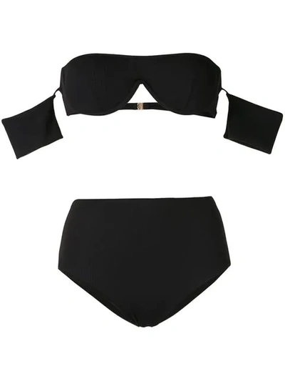 Shop Moeva Happer Bikini In Black
