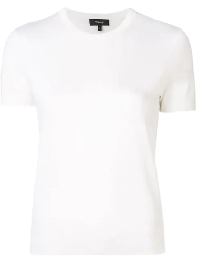 Shop Theory Shortsleeved Jumper In White