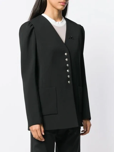 Shop Courrèges Single-breasted Jacket - Black