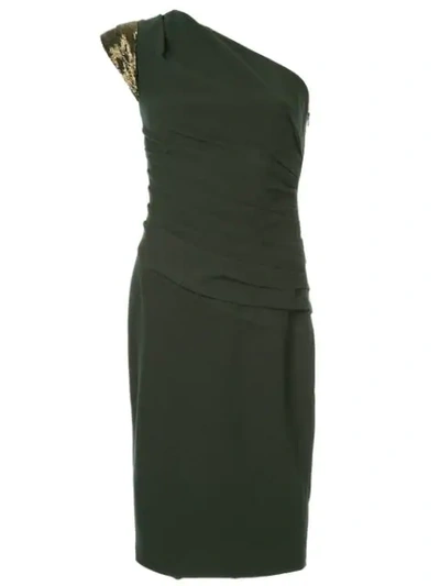 Shop Rachel Gilbert 'sachi' Kleid In Green