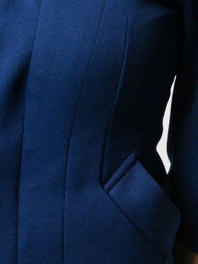 Pre-owned Comme Des Garçons Deformation Coat In Blue