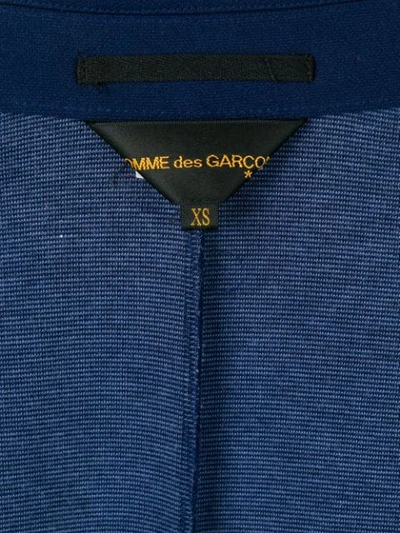 Pre-owned Comme Des Garçons Deformation Coat In Blue