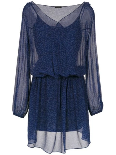 Shop Tufi Duek Tulle Dress - Blue