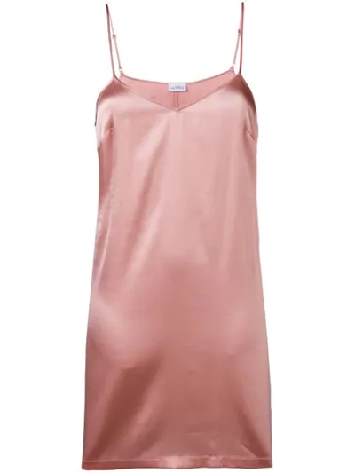 Shop La Perla Reward Slip Dress In Pink