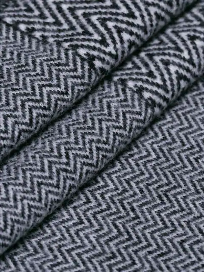 Shop Stella Mccartney Herringbone Knit Jumper In Black