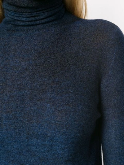 Shop Avant Toi Turtleneck Sweater - Blue