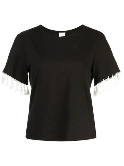 Shop Cinq À Sept Landon T-shirt In Black