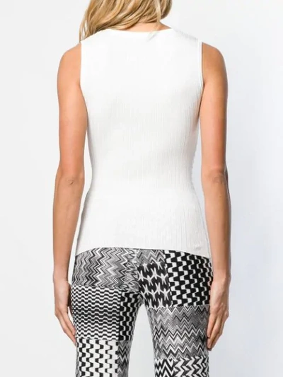 Shop Missoni Fitted Tank In White