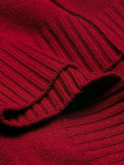 Shop Chloé Longline Sweater Vest - Red