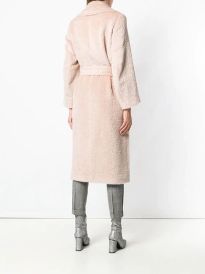 Shop Antonelli Belted Robe Coat - Pink