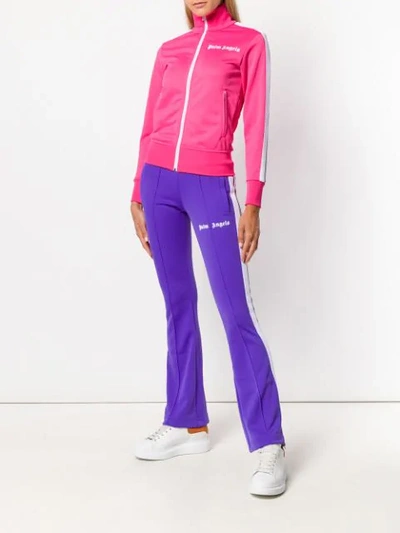 Shop Palm Angels Classic Track Jacket In Pink