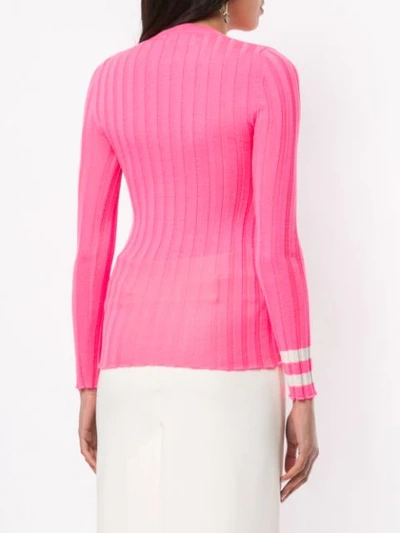 Shop Maggie Marilyn Hole Lot Of Loving Knitted Top In Pink