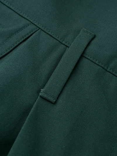 Shop Givenchy Taillenhose Im Military-look - Grün In Green