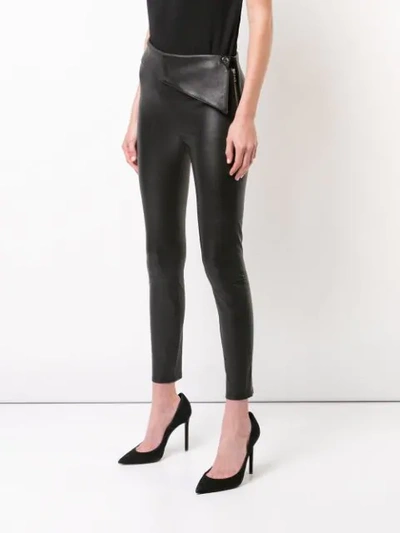 Shop Rta Asymmetric Waist Leggings In Black