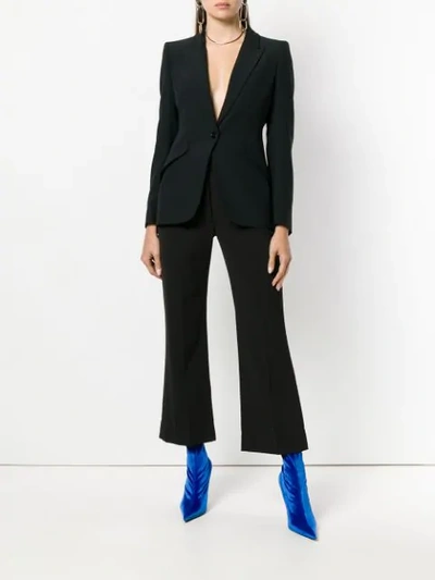 single button blazer