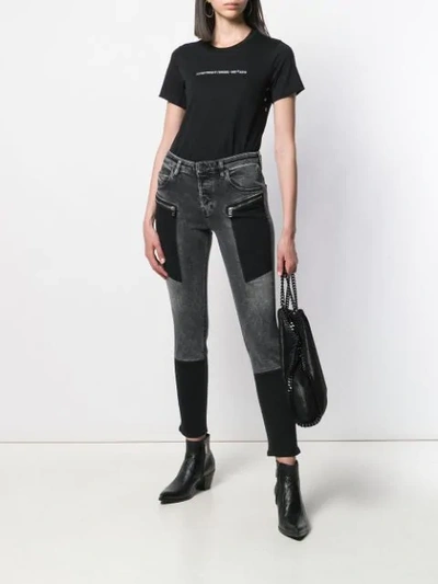 Shop Diesel Babhila Slim-fit Jeans In Black