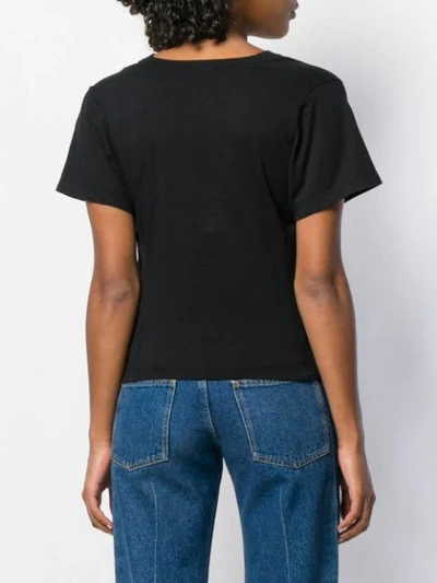 Shop Vivienne Westwood Anglomania Logo T-shirt In Black