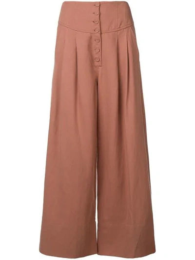 Shop Ulla Johnson Brando Culottes In Pink