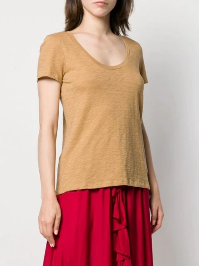 Shop Theory Classic T-shirt In Neutrals