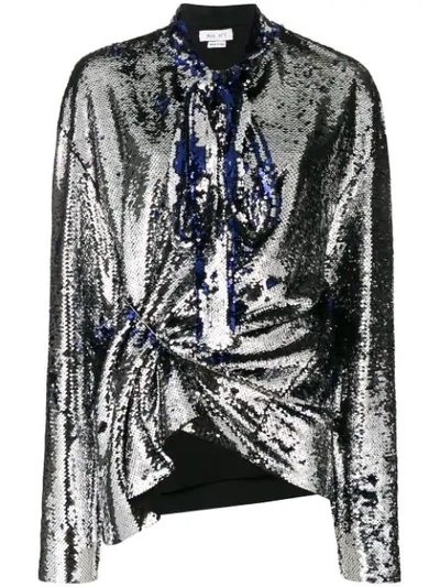 sequinned blouse